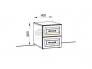 Тумба прикроватная Монако