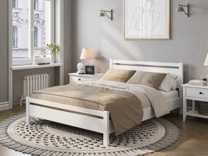 Кровать Вероника-1 1400 Белый античный