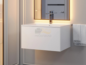 Тумба с раковиной Uperwood Parma Premium белая 65 см
