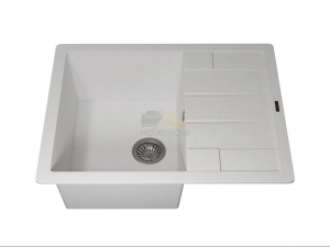 Кухонная мойка Uperwood Quartz UPD-03-01 белая матовая
