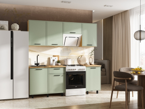 Кухня Бьянка 2,1м Олива софт