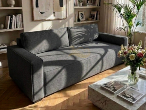 Диван Лофт 1-секция 2000х1500 графитовый