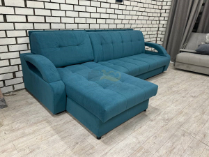 Диван Аккордеон 1600 с оттоманкой (1600) изголовье каретная стяжка luma 18