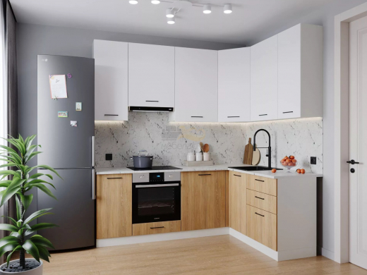 Кухонный гарнитур Лада 2200х1600 (верх 950 мм)
