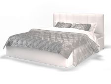 Кровать Элен 1400 белая без основания